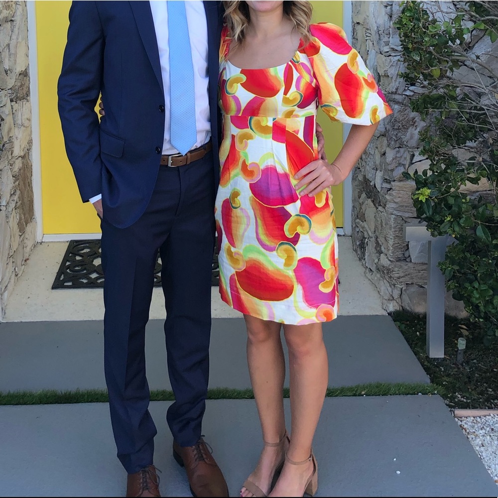 FARM Rio Cashew Juice Midi Dress